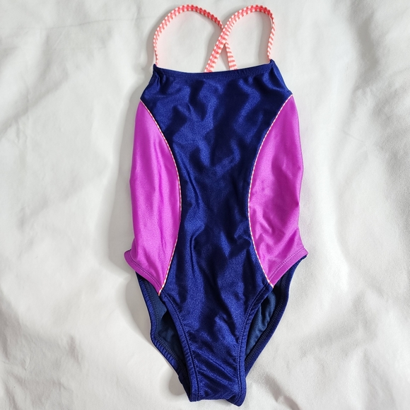 Dolfin Uglies Competition Swimsuit One Piece Revibe Hi-Shine Indigo Size 28 NWT - Picture 16 of 16